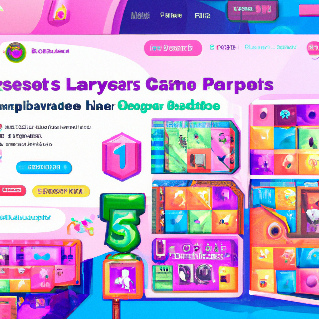 Gallery grid of pixel levels and leaderboard badges